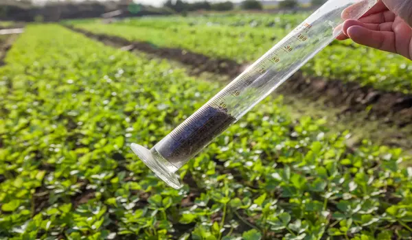 Why do farmers test their soil?