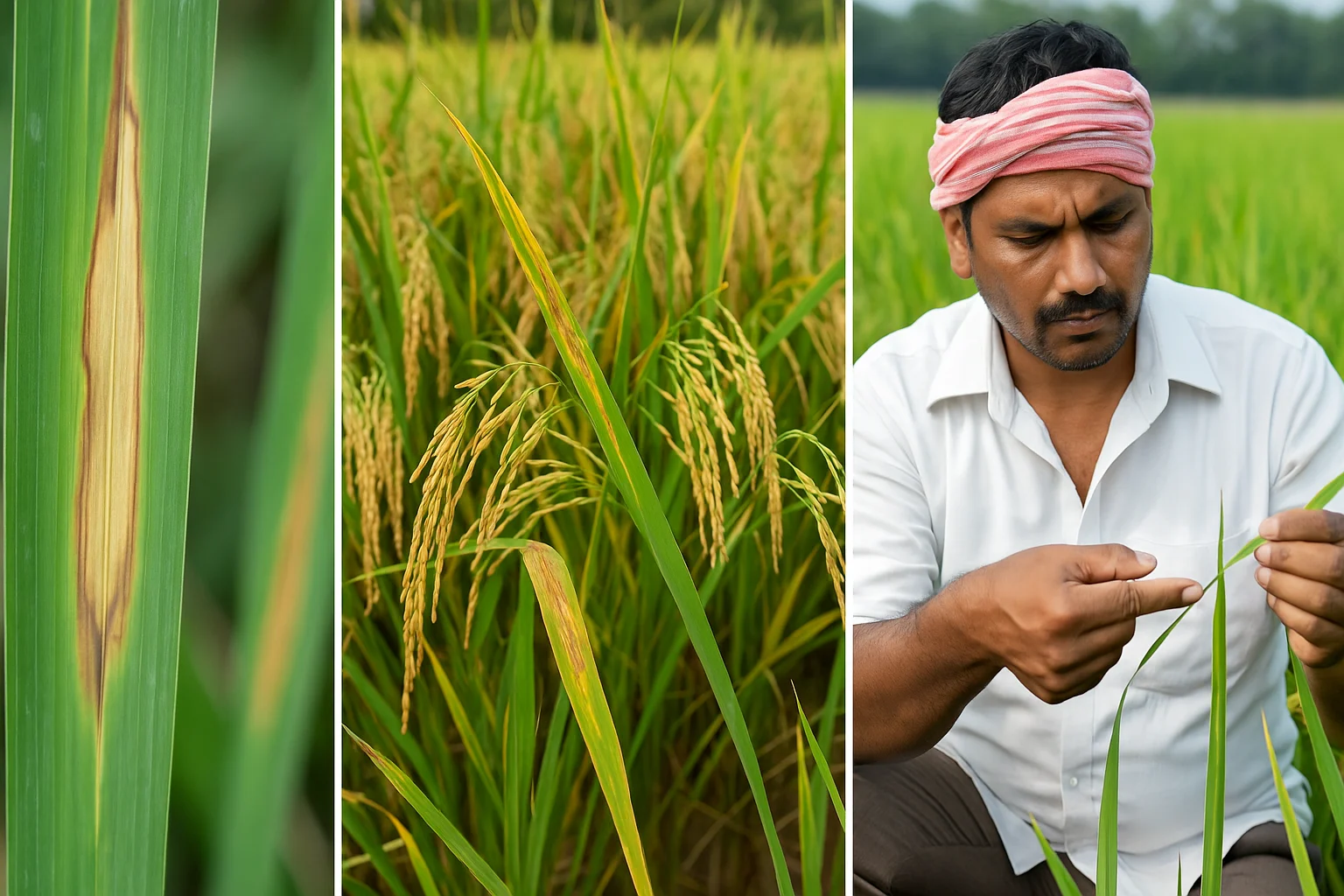 Bacterial Leaf Blight of Rice: Symptoms, Caus..