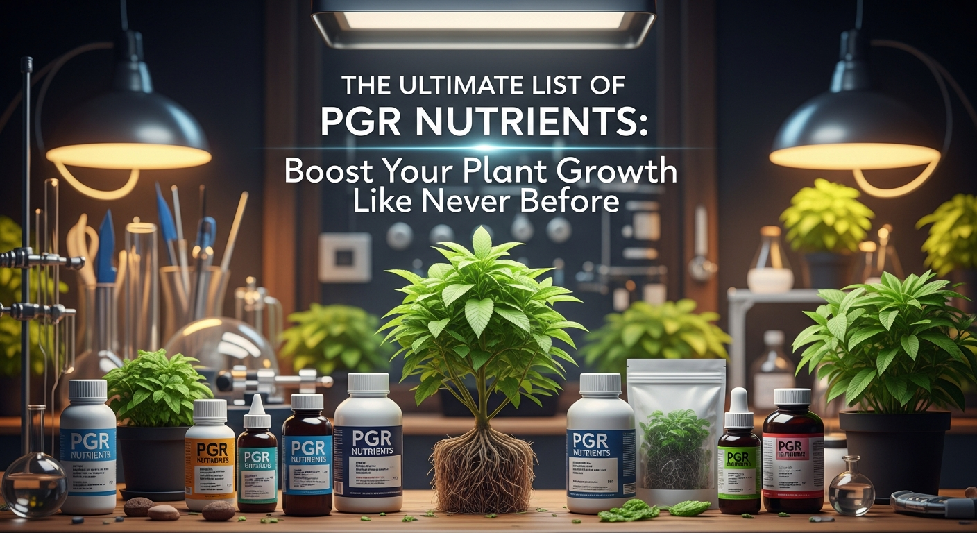 The Ultimate List of PGR Nutrients: Boost You..