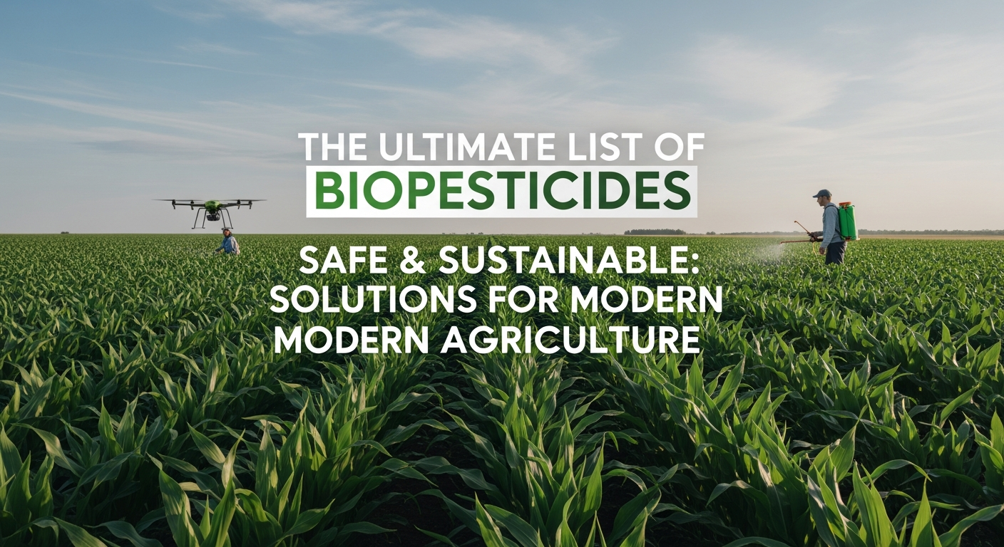 Biopesticides are environmentally friendly pest controlling agents made from plants, microorganisms, and other organic material,