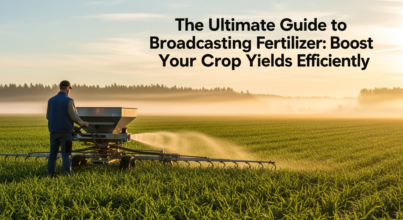 Broadcasting Fertilizer Guide for Better Crop Yield