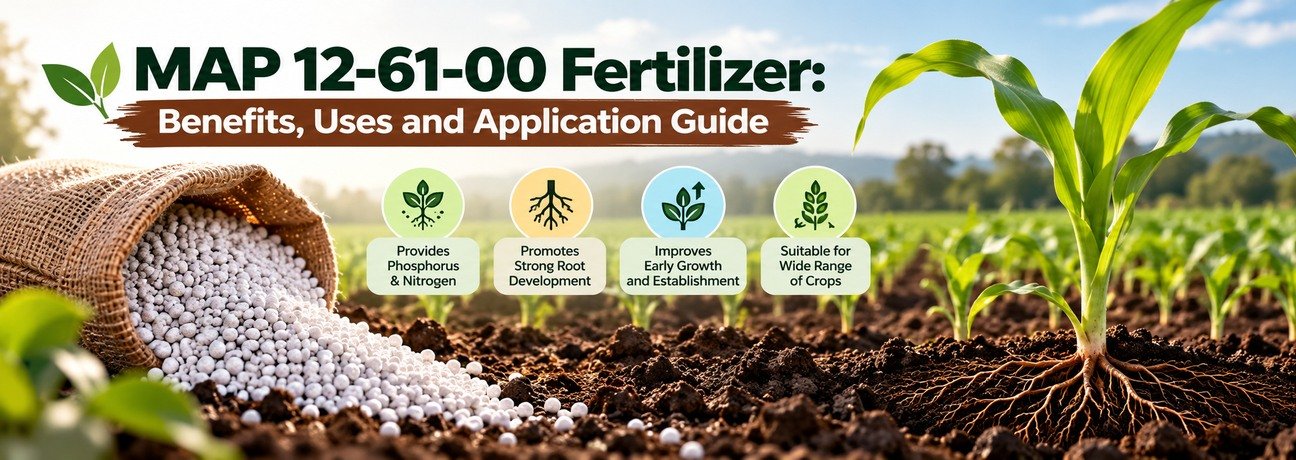 MAP 12-61-00 Fertilizer: Benefits, Uses and Application Guide
