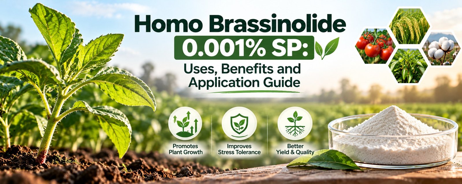 Homo Brassinolide 0.001% SP: Uses, Benefits and Application Guide