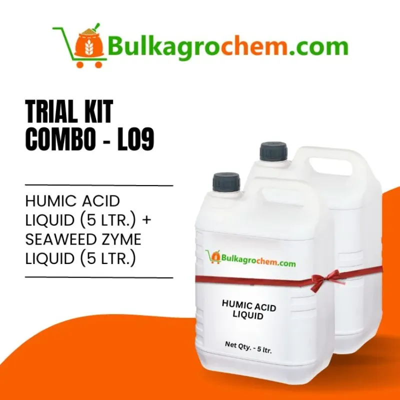 Trial Kit Combo – L09 { Humic Acid Liquid (5 ltr.) + Seaweed Zyme Liquid (5 ltr.) }