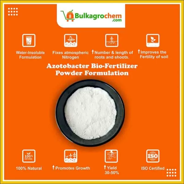 Azotobacter Bio-Fertilizer Powder Formulation(Water Insoluble)-information