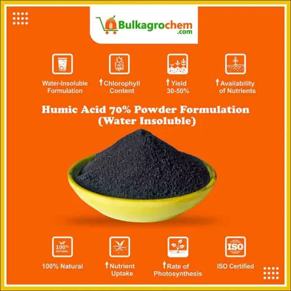 Humic Acid 70% Powder Formulation (Water Insoluble)-info