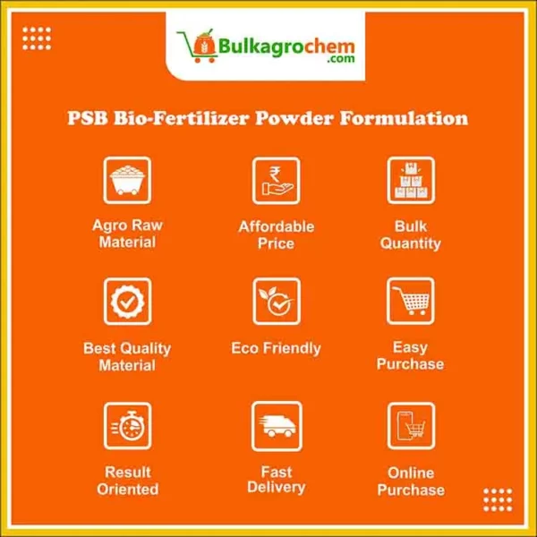 PSB Bio-Fertilizer Powder Formulation(Water Insoluble)-3