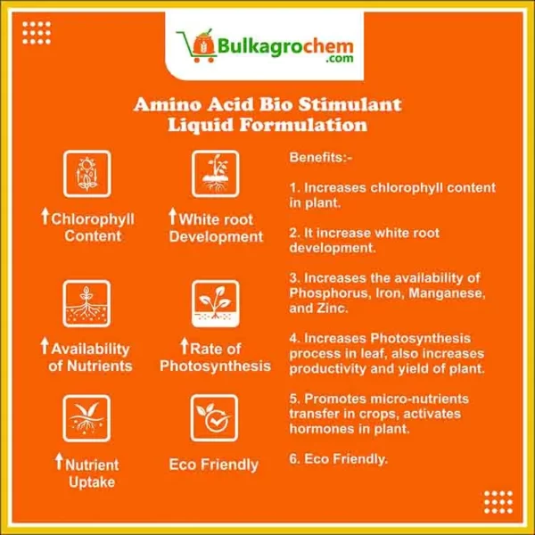 Amino Acid Bio Stimulant Liquid Formulation - Info